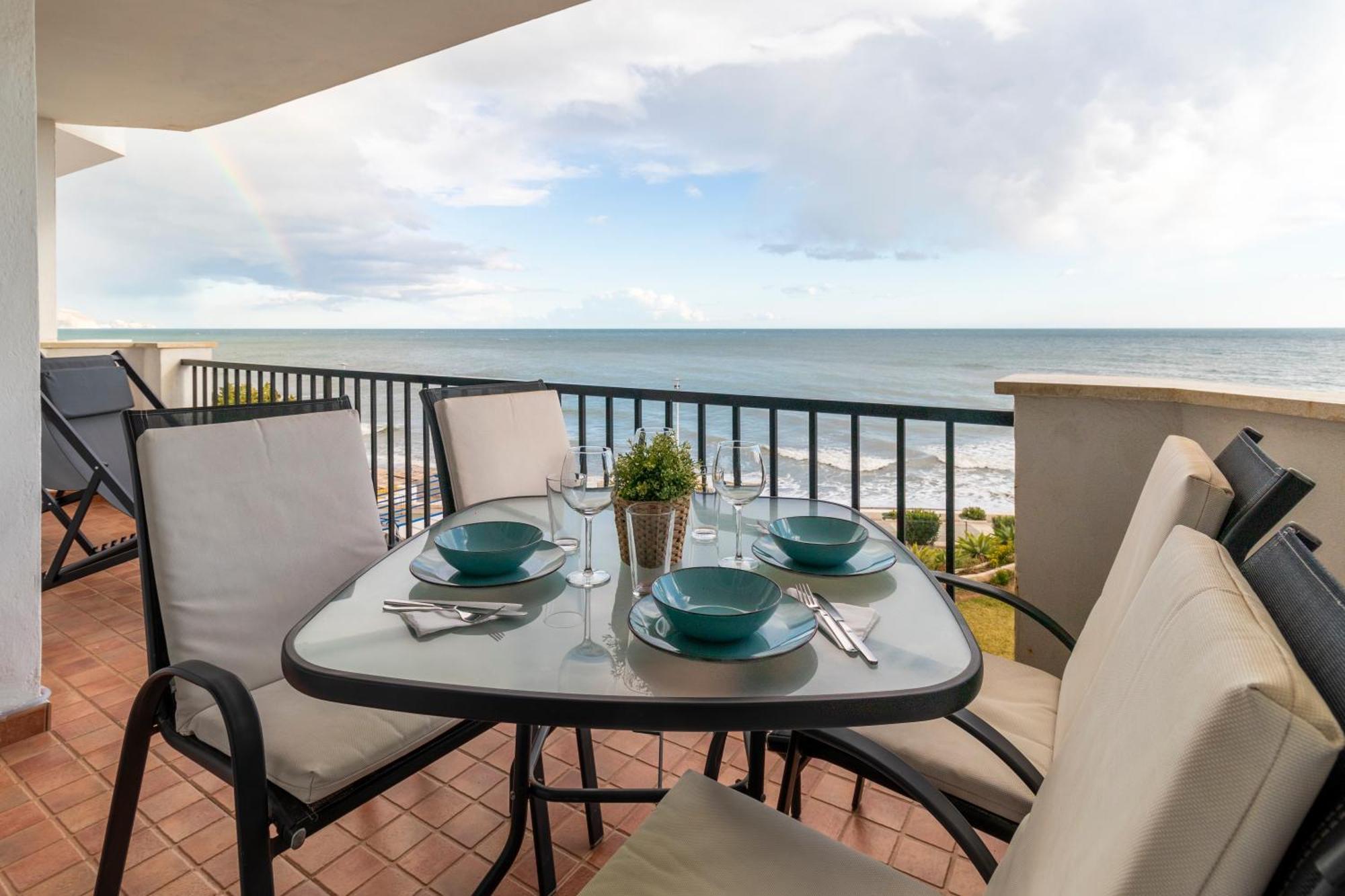 Rentitspain Apartamento Arce 13 Balcon Con Vista Al Mar Nerja Bagian luar foto